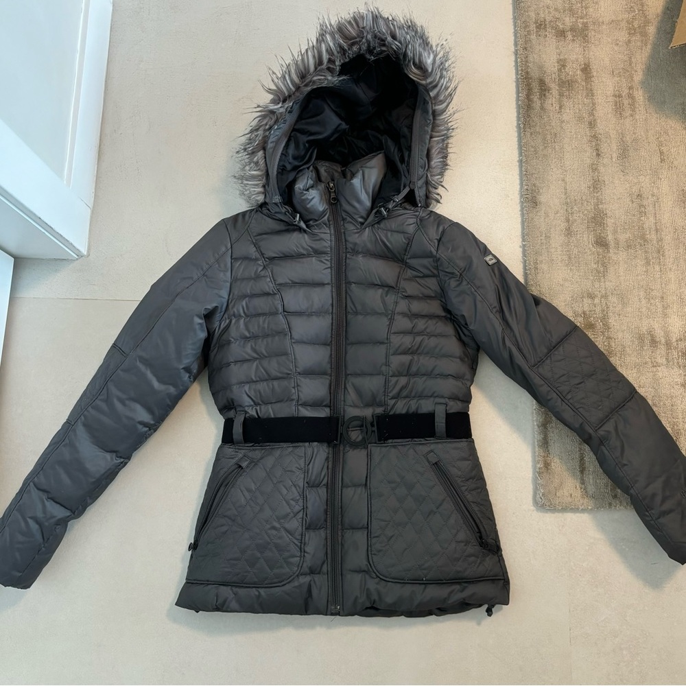 North Face grey winter coat